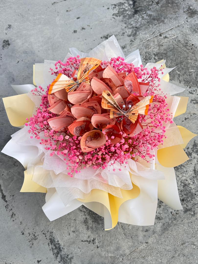 Prosperity Bloom Money Bouquet