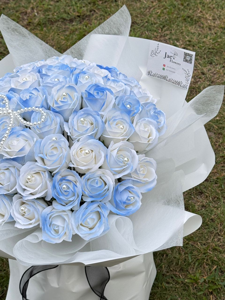Blue Ocean Soap Flower