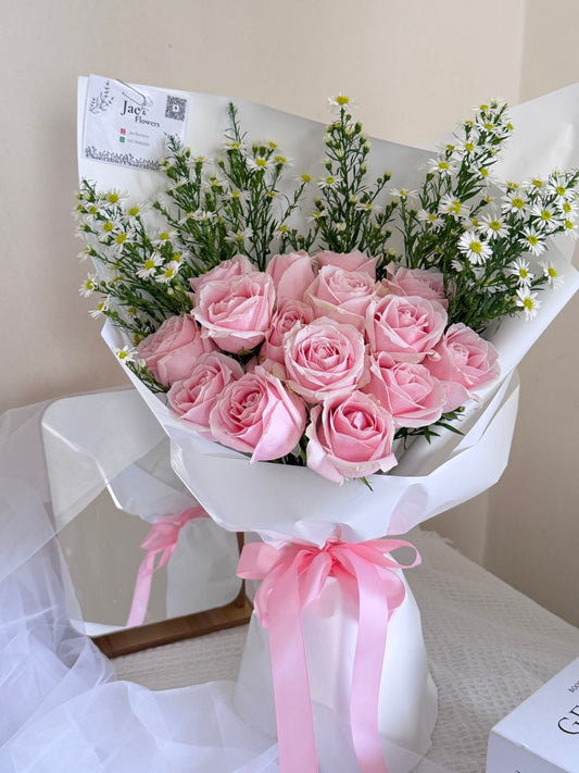 Pink Rose Bouquet
