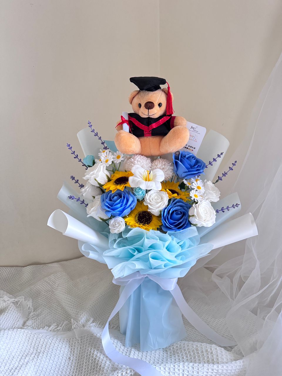 Graduation Soap Flower Bouquet