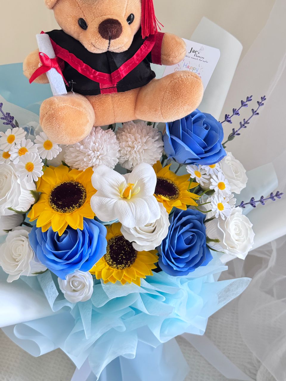 Graduation Soap Flower Bouquet