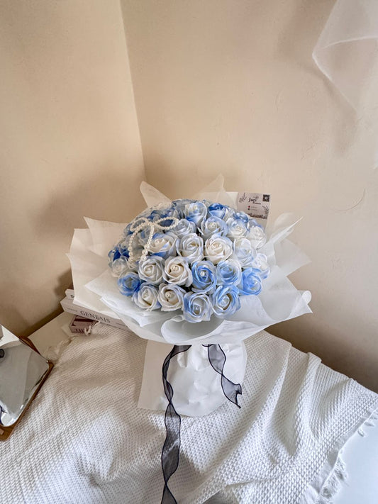 Blue Ocean Soap Flower