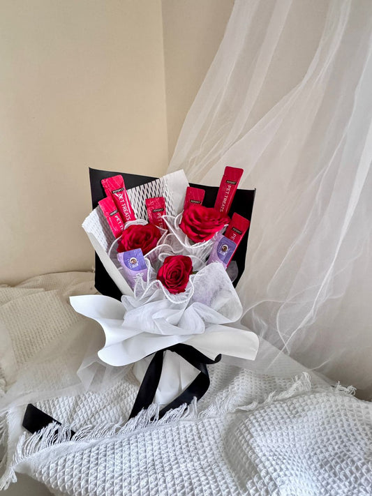 Cat Treat Rose Bouquet